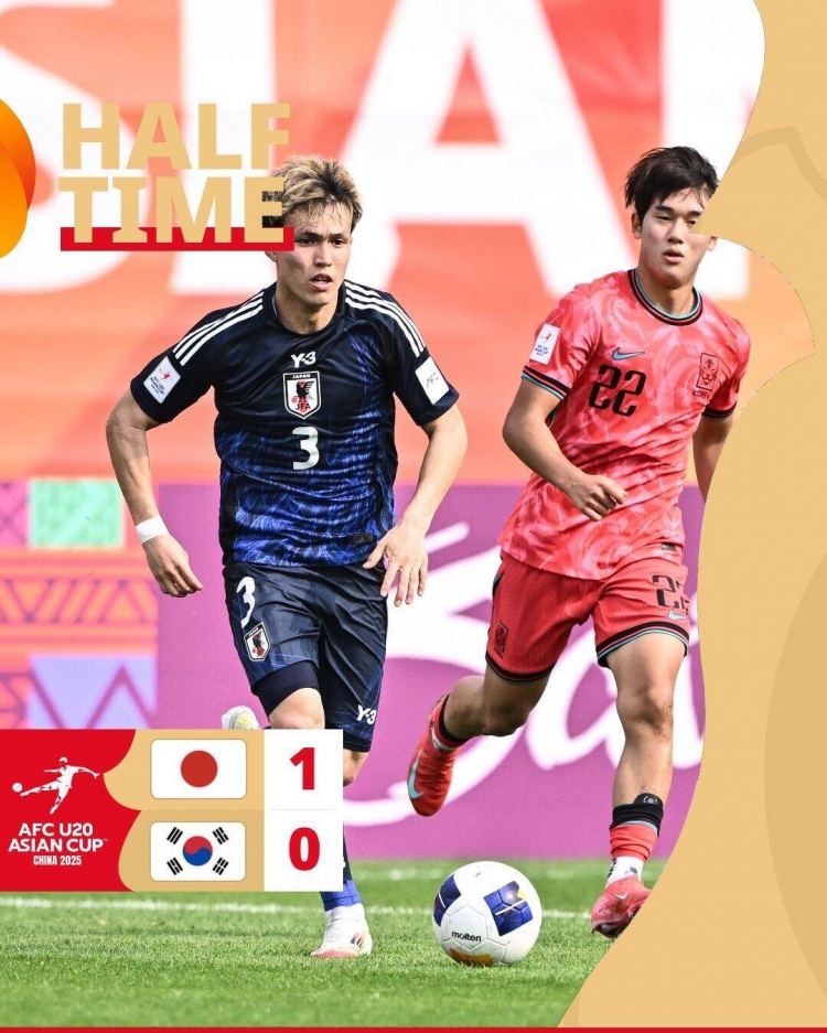 半场神田奏真破门金民秀扑救失误日本U20暂10韩国U20